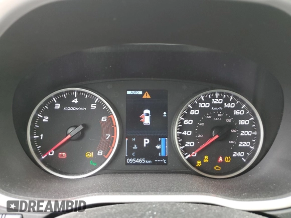 2018 Mitsubishi Eclipse Cross LE with VIN JA4AT4AAXJZ607797, listed as a Copart auction lot 65404795 with 95,465 mi miles and Salvage title. Bid and sale history available at DreamBid. Image 9.