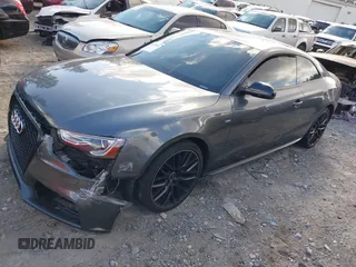 2016 Audi A5 Premium Plus with VIN WAUM2AFR7GA007018, listed as a IAAI auction lot 41023854 with 130,311 mi miles. Bid and sale history available at carsss.com. Image 2.