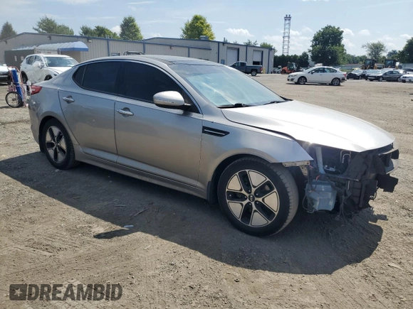 2013 Kia Optima Hybrid LX with VIN KNAGM4AD2D5057303, listed as a Copart auction lot 65428374 with 168,513 mi miles and Salvage Title. Bid and sale history available at carsss.com. Image 4.