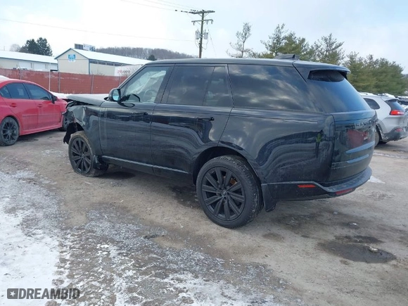 2023 Land Rover Range Rover SE with VIN SALKP9FU8PA017919, listed as a IAAI auction lot 41386589 with 23,225 mi miles. Bid and sale history available at carsss.com. Image 3.
