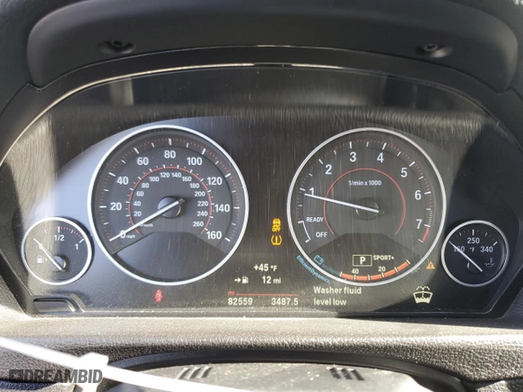 2016 BMW 4 Series 435i xDrive with VIN WBA3T7C58G5A37296, listed as a Copart auction lot 87323164 with 82,559 mi miles and Clean Title. Bid and sale history available at carsss.com. Image 9.