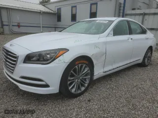 2016 Hyundai Genesis 3.8L with VIN KMHGN4JE2GU127753, listed as a Copart auction lot 45014325 with 110,869 mi miles and Salvage Title. Bid and sale history available at carsss.com. Image 1.