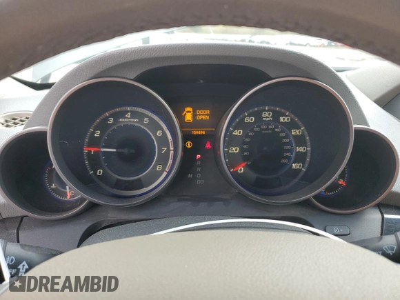2009 Acura MDX Tech Pkg with VIN 2HNYD28629H505889, listed as a Copart auction lot 50483905 with 159,494 mi miles and Salvage Title. Bid and sale history available at carsss.com. Image 9.