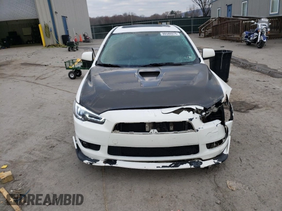 2010 Mitsubishi Lancer GTS with VIN JA32U8FW1AU026297, listed as a Copart auction lot 80580974 with 186,384 mi miles and Salvage Title. Bid and sale history available at DreamBid. Image 5.