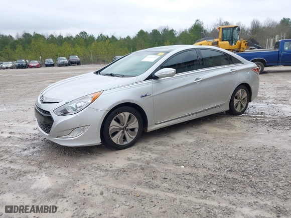 2015 Hyundai Sonata Hybrid Limited with VIN KMHEC4A4XFA128895, listed as a IAAI auction lot 41524765 with 143,948 mi miles. Bid and sale history available at carsss.com. Image 17.