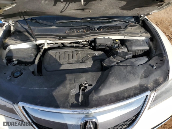 2016 Acura MDX w/Tech with VIN 5FRYD3H40GB013762, listed as a Copart auction lot 45000205 with 0 mi miles and Salvage Title. Bid and sale history available at carsss.com. Image 13.