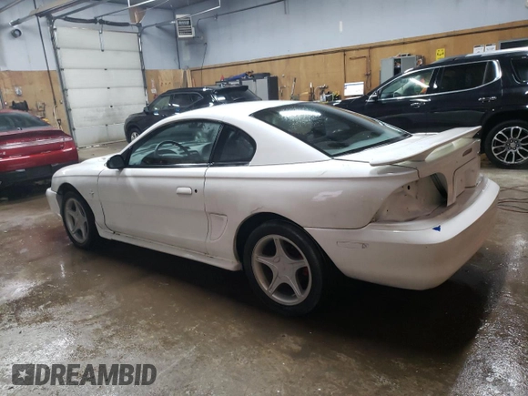 1995 Ford Mustang with VIN 1FALP404XSF266697, listed as a Copart auction lot 47772545 with 97,995 mi miles and Clean Title. Bid and sale history available at carsss.com. Image 2.