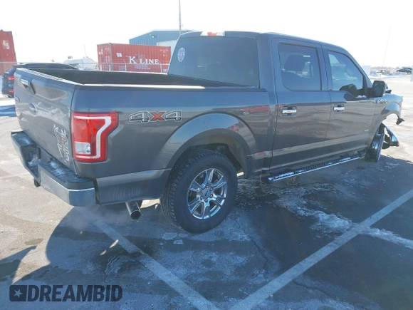 2015 Ford F-150 XLT with VIN 1FTEW1EG5FKF22006, listed as a IAAI auction lot 41637056 with 112,235 mi miles. Bid and sale history available at carsss.com. Image 4.
