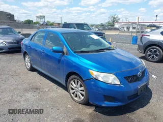 2009 Toyota Corolla with VIN 2T1BU40EX9C034966, listed as a IAAI auction lot 42399400 with 191,980 mi miles and . Bid and sale history available at DreamBid. Image 1.