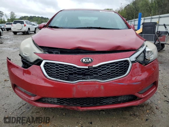 2016 Kia Forte LX with VIN KNAFX4A63G5593749, listed as a Copart auction lot 52703025 with 67,779 mi miles and Salvage Title. Bid and sale history available at carsss.com. Image 5.