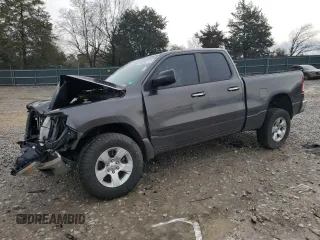 2020 Ram 1500 Big Horn with VIN 1C6SRFBT7LN404601, listed as a Copart auction lot 50206715 with 0 mi miles and Salvage Title. Bid and sale history available at carsss.com. Image 1.