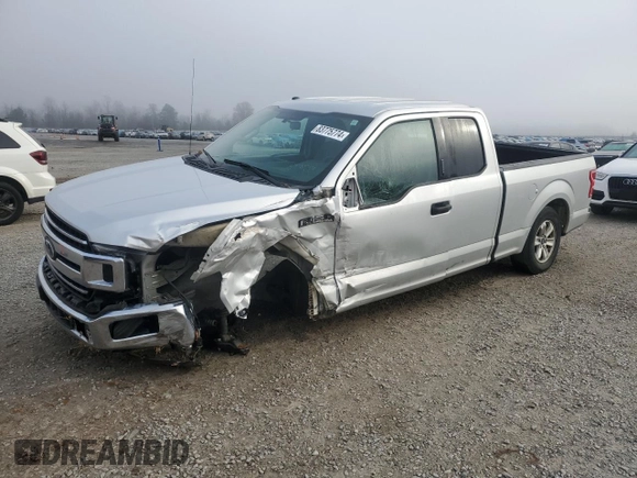 2018 Ford F-150 XL with VIN 1FTEX1CPXJKG08355, listed as a Copart auction lot 83775774 with 46,887 mi miles and Salvage Title. Bid and sale history available at carsss.com. Image 1.