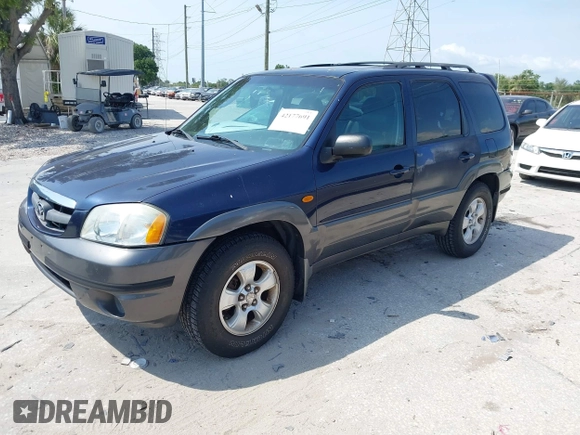 2004 Mazda Tribute ES with VIN 4F2CZ96184KM24415, listed as a IAAI auction lot 42177691 with 135,490 mi miles and . Bid and sale history available at DreamBid. Image 2.