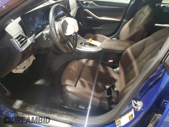 2024 BMW i4 M50 z VIN WBY33AW09RFR93637, wystawiony jako Copart lot #45842555 z przebiegiem 7 691 mil mil oraz Szkoda całkowita • Salvage title. Historia ofert i sprzedaży dostępna na DreamBid. Obrazek 7.