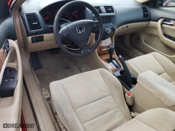 2005 Honda Accord Cpe EX with VIN 1HGCM72735A013963, listed as a Copart auction lot 84878484 with NaN miles and Clean Title. Bid and sale history available at carsss.com. Image 8.