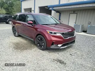 2024 Kia Carnival SX with VIN KNDNE5H37R6305573, listed as a Copart auction lot 70764084 with 23,492 mi miles and Salvage Title. Bid and sale history available at DreamBid. Image 12.