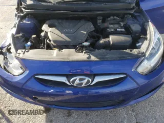 2012 Hyundai Accent SE with VIN KMHCU5AE7CU027245, listed as a Copart auction lot 50604895 with 153,842 mi miles and Clean title. Bid and sale history available at DreamBid. Image 12.