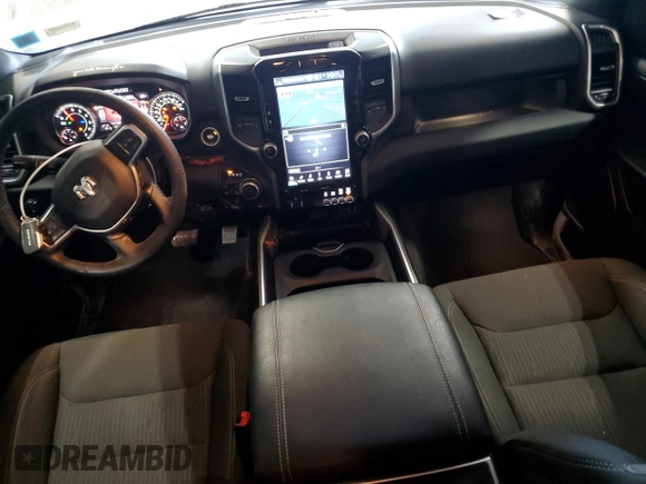 2023 Ram 1500 Big Horn with VIN 1C6RRFBG9PN596708, listed as a Copart auction lot 46870915 with 37,588 mi miles and Salvage Title. Bid and sale history available at carsss.com. Image 8.