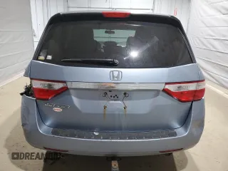 2013 Honda Odyssey EX-L with VIN 5FNRL5H68DB059146, listed as a Copart auction lot 47190105 with 200,378 mi miles and Salvage Title. Bid and sale history available at DreamBid. Image 6.