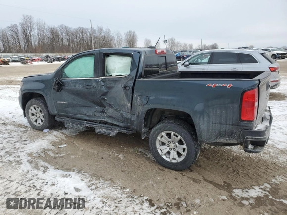 2020 Chevrolet Colorado 4WD LT with VIN 1GCGTCEN4L1160117, listed as a Copart auction lot 89152135 with Not provided miles and Salvage title. Bid and sale history available at DreamBid. Image 2.