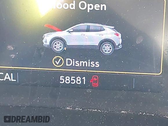 2023 Buick Encore GX Select with VIN KL4MMDS26PB061289, listed as a IAAI auction lot 42014422 with 58,581 mi miles and . Bid and sale history available at DreamBid. Image 15.
