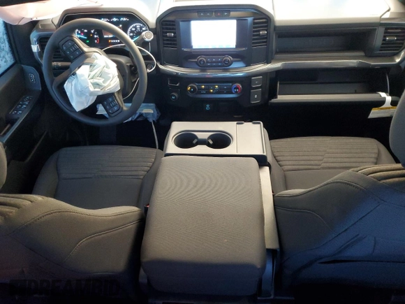 2023 Ford F-150 XL with VIN 1FTEX1CP7PKG12159, listed as a Copart auction lot 86476084 with 5,505 mi miles and Salvage title. Bid and sale history available at DreamBid. Image 8.