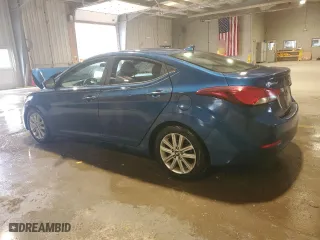2014 Hyundai Elantra SE with VIN KMHDH4AE2EU115500, listed as a Copart auction lot 53093355 with 54,784 mi miles and Salvage Title. Bid and sale history available at carsss.com. Image 2.