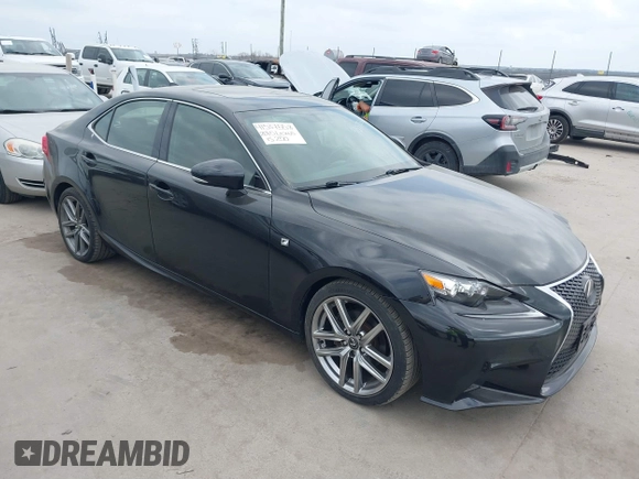 2015 Lexus IS 250 with VIN JTHCF1D26F5026996, listed as a IAAI auction lot 41537558 with 133,341 mi miles and . Bid and sale history available at DreamBid. Image 1.