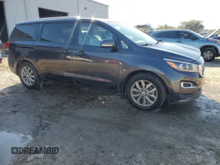 2020 Kia Sedona LX with VIN KNDMB5C17L6590101, listed as a Copart auction lot 46798405 with 101,064 mi miles and Salvage Title. Bid and sale history available at carsss.com. Image 4.