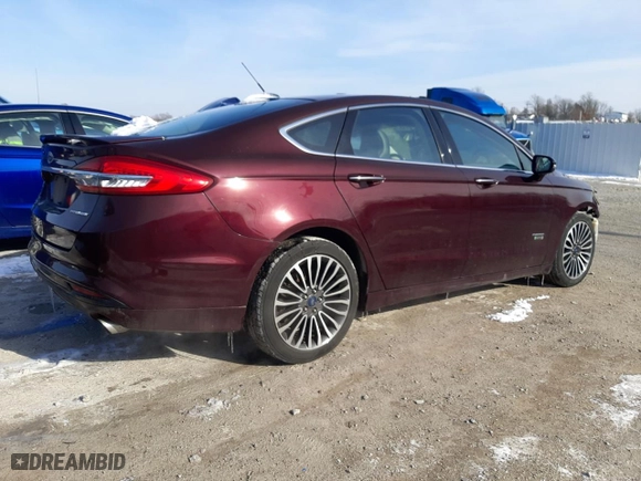 2017 Ford Fusion Energi Titanium with VIN 3FA6P0SU6HR238944, listed as a Copart auction lot 45715925 with 281,717 mi miles and Salvage Title. Bid and sale history available at carsss.com. Image 3.