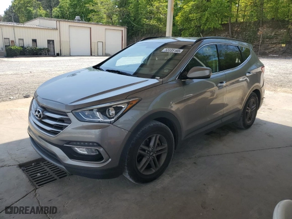 2017 Hyundai Santa Fe Sport 2.4L with VIN 5XYZU3LB7HG416868, listed as a Copart auction lot 53335165 with 135,944 mi miles and Salvage Title. Bid and sale history available at carsss.com. Image 1.