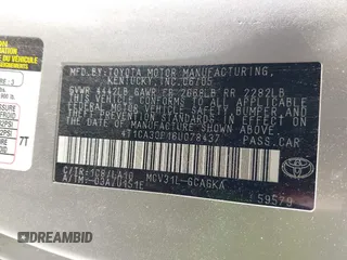 2006 Toyota Solara SE с VIN 4T1CA30P16U078437, выставлен на аукционе IAAI как лот 42406649 с пробегом 156 268 миль миль и . История ставок и продаж доступна на DreamBid. Изображение 9.