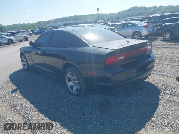 2014 Dodge Charger Police with VIN 2C3CDXAT9EH261962, listed as a IAAI auction lot 42183216 with 166,916 mi miles and . Bid and sale history available at carsss.com. Image 3.