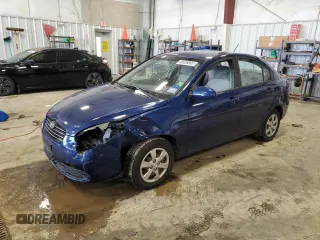 2008 Hyundai Accent GLS with VIN KMHCN46C78U279499, listed as a Copart auction lot 48026805 with 152,986 mi miles and Salvage Title. Bid and sale history available at carsss.com. Image 1.