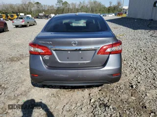 2015 Nissan Sentra SV with VIN 3N1AB7AP8FL695877, listed as a Copart auction lot 50510105 with 143,883 mi miles and Salvage Title. Bid and sale history available at carsss.com. Image 6.