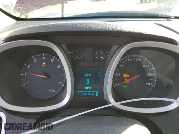 2012 Chevrolet Equinox LTZ with VIN 2GNFLGE57C6302399, listed as a Copart auction lot 46603845 with 140,072 mi miles and Salvage Title. Bid and sale history available at carsss.com. Image 9.