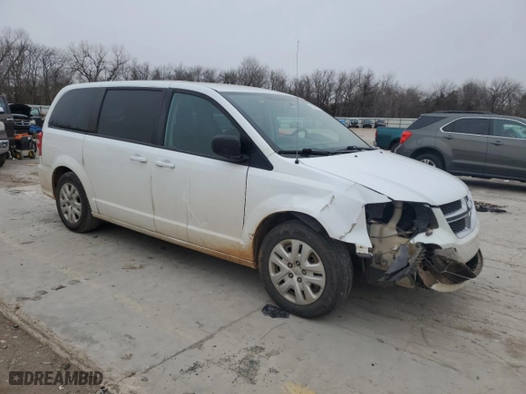 2018 Dodge Grand Caravan SE with VIN 2C4RDGBG9JR184893, listed as a Copart auction lot 88309905 with 152,533 mi miles and Non Repairable. Bid and sale history available at carsss.com. Image 4.