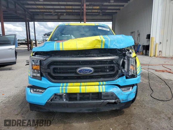 2023 Ford F-150 XL with VIN 1FTEW1CP7PKD19588, listed as a Copart auction lot 71067144 with Not Provided miles and Non Repairable. Bid and sale history available at DreamBid. Image 5.