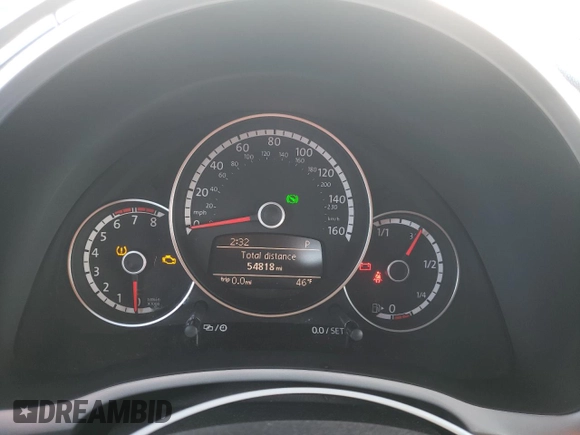 2014 Volkswagen Beetle Turbo R-Line with VIN 3VWVT7AT1EM639374, listed as a Copart auction lot 50230785 with 54,818 mi miles and Salvage Title. Bid and sale history available at DreamBid. Image 9.