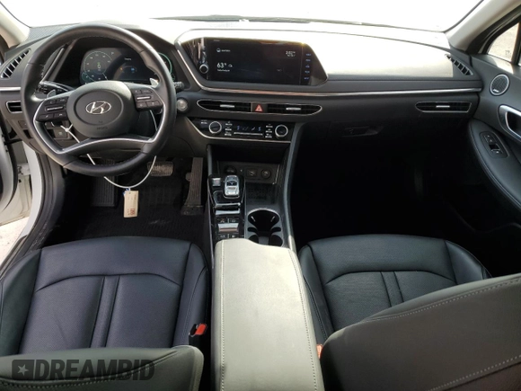 2022 Hyundai Sonata Hybrid Limited with VIN KMHL54JJ4NA038258, listed as a Copart auction lot 39828513 with 28,261 mi miles. Bid and sale history available at carsss.com. Image 8.