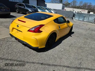 2017 Nissan 370Z with VIN JN1AZ4EH9HM955466, listed as a Copart auction lot 55165475 with 151,694 mi miles and Salvage Title. Bid and sale history available at carsss.com. Image 4.