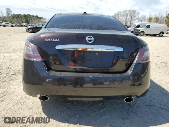 2014 Nissan Maxima S with VIN 1N4AA5AP6EC476727, listed as a Copart auction lot 49458125 with 141,656 mi miles and Salvage title. Bid and sale history available at DreamBid. Image 6.