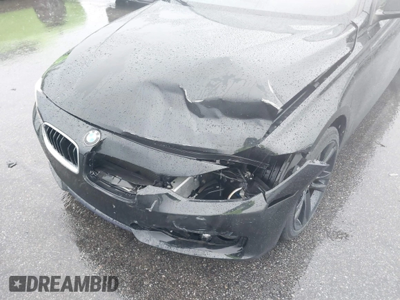 2015 BMW 3 Series 328i with VIN WBA3A5G54FNS88834, listed as a IAAI auction lot 41712756 with 51,599 mi miles. Bid and sale history available at carsss.com. Image 6.