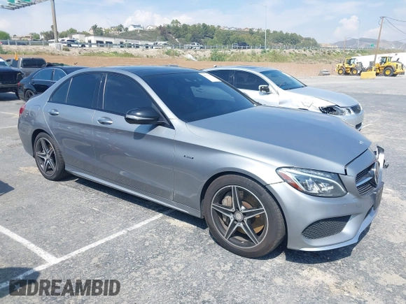 2016 Mercedes-Benz C 450 AMG with VIN 55SWF6EB2GU136954, listed as a IAAI auction lot 42174534 with 163,818 mi miles and . Bid and sale history available at DreamBid. Image 1.