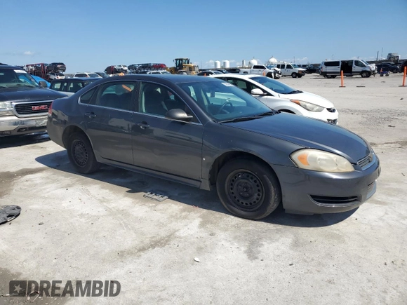 2010 Chevrolet Impala LS with VIN 2G1WA5EK6A1119765, listed as a Copart auction lot 50019595 with 266,807 mi miles and Salvage Title. Bid and sale history available at DreamBid. Image 4.