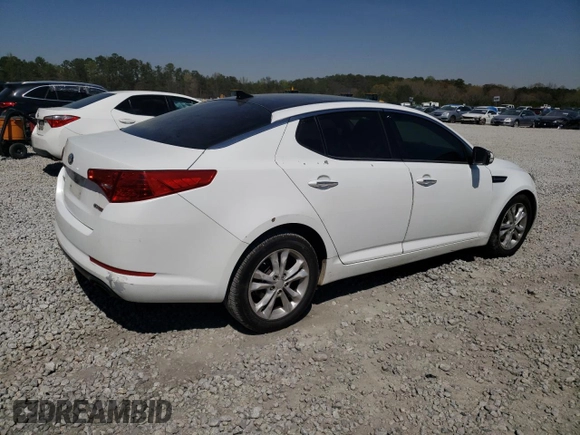 2013 Kia Optima EX with VIN 5XXGN4A72DG139344, listed as a Copart auction lot 50970565 with 218,459 mi miles and Salvage Title. Bid and sale history available at carsss.com. Image 3.