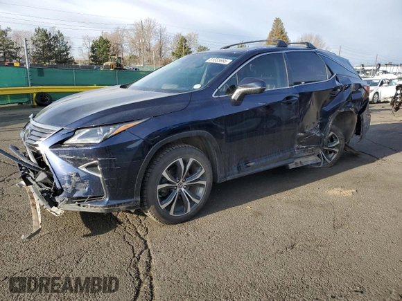 2018 Lexus RX with VIN JTJDZKCA9J2008494, listed as a Copart auction lot 51655695 with 59,542 mi miles and Salvage Title. Bid and sale history available at carsss.com. Image 1.