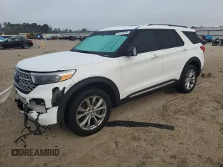 2021 Ford Explorer Limited with VIN 1FMSK8FHXMGA25091, listed as a Copart auction lot 43175235 with 40,481 mi miles and Salvage Title. Bid and sale history available at carsss.com. Image 1.