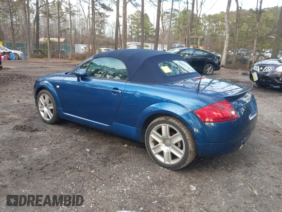 2003 Audi TT with VIN TRUTC28N431018179, listed as a IAAI auction lot 41600728 with 104,202 mi miles. Bid and sale history available at carsss.com. Image 3.