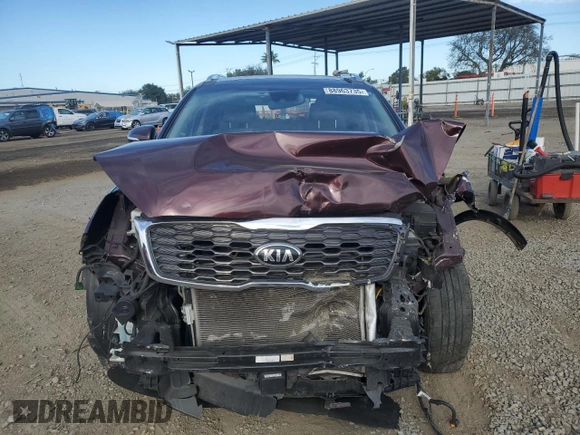 2019 Kia Sorento EX Sport V6 with VIN 5XYPH4A56KG474072, listed as a Copart auction lot 88963735 with 87,758 mi miles and Salvage Title. Bid and sale history available at carsss.com. Image 5.